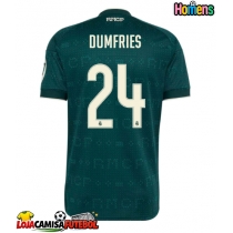 Camisa de Futebol Real Madrid Denzel Dumfries #24 Equipamento Secundário 2026-27 Manga Curta